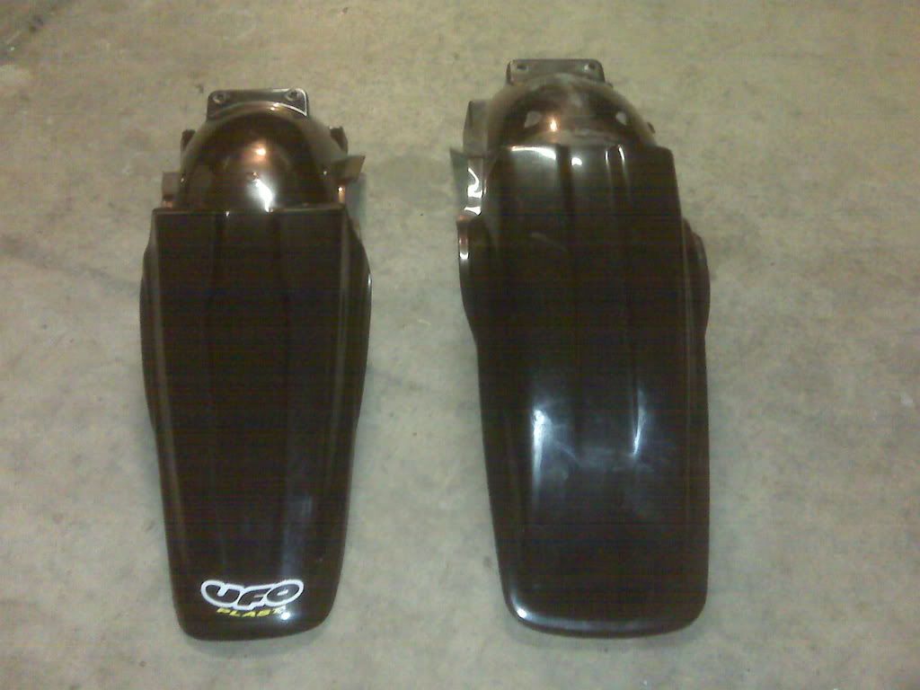 Kx500 To 1992 1993 Kx250 Straight Rear Fender Mod